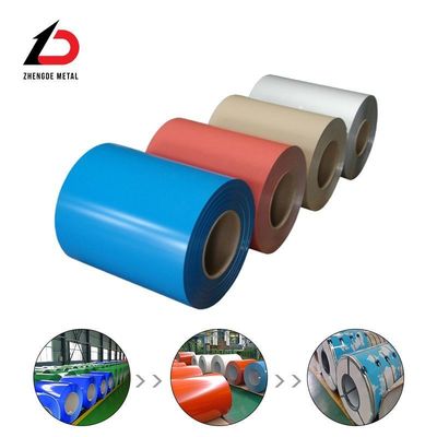 Best 0.45mm G90 Cold Rolled PPGI Color Coated Prepainted Coils Edge Slit Edge Top Coating Thickness 10-45um