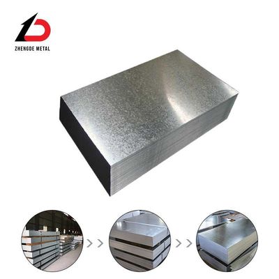 Galvanized Steel Plate with Dx51d Z Zero Spangles Small Spangles1250mm 1500mm Width According to Customer Requirements