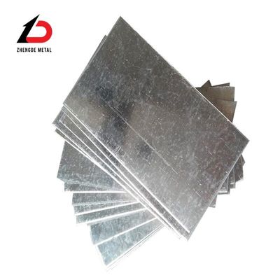 Galvanized Steel Plate with Dx51d Z Zero Spangles Small Spangles1250mm 1500mm Width According to Customer Requirements