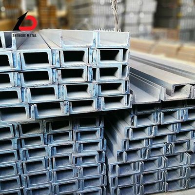U C Channel 50-400mm Ms S235jr A36 U Channel C Channel Steel Galvanized /Black U Channel Steel Bar for Construction Structure