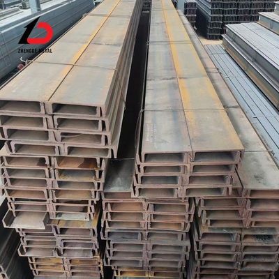 U C Channel 50-400mm Ms S235jr A36 U Channel C Channel Steel Galvanized /Black U Channel Steel Bar for Construction Structure
