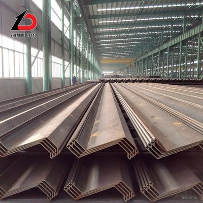 Hot Rolled Steel Sheet Pile U/Z Type Construction Usage Low Carbon Mild Steel Sheet Pile