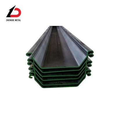 Customized Size 9m 12m 15m 18m 24m DIN, JIS, AISI, ASTM, GB, BS Type II Type Iiii Z Type U Type L Steel Sheet Pile /Piling for Flood Protector