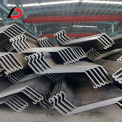 Customized Size 9m 12m 15m 18m 24m DIN, JIS, AISI, ASTM, GB, BS Type II Type Iiii Z Type U Type L Steel Sheet Pile /Piling for Flood Protector