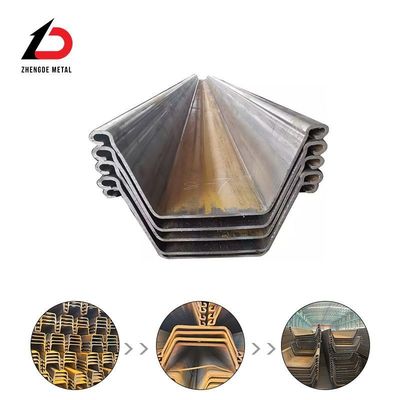 Hot Sales 1.5-5.5mm Hot Rolled Steel Sheet Pile S235 S270 S355 S235 S270 S355 Corrosion Resisting Steel Sheet Pile with Preshipment Inspection