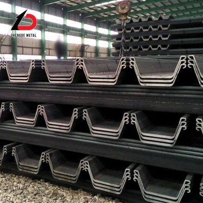 Hot Selling Cheap Steel Sheet Pile Type 2 Sy295/Sy390 Sheet Pile U Shaped Z Shaped Sheet Pile 10.5mm Steel Sheet Pile
