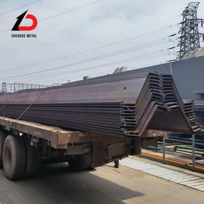 Hot Selling Cheap Steel Sheet Pile Type 2 Sy295/Sy390 Sheet Pile U Shaped Z Shaped Sheet Pile 10.5mm Steel Sheet Pile