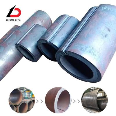 Factory Supply No. 20 Thick Wall Coiled Pipe 45# Pile Driving Thick Wall Welding Pipe Large Diameter Straight Seam Steel Pipe Double-Sided Submerged Arc Pipe