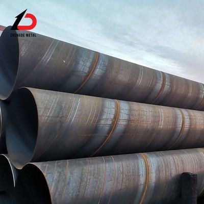 Cold Drawn Spiral Welded Steel Pipe A53 A333 A106 St45 Sch40 DN15 SSAW Spiral Welded Pipe