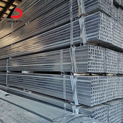 ASTM DN60 80 Sch.20 40 Galvanized Round Pipe Square Rectangle Galvanized Square Tube Thin Wall Thick Wall Large Diameter Galvanized Welded Steel Pipe Spot Stock