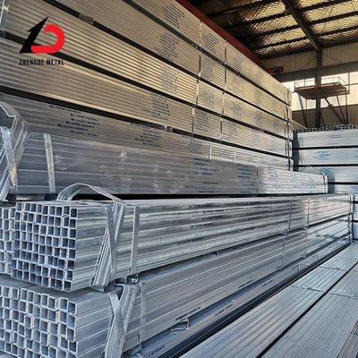 Hot/Cold Rolled ERW Square/Rectangular Hollow Section Dx51d Dx52D Z30 Z120 Galvanized Steel Pipe for Hydraulic/Automobile Pipe and Oil/Gas Drilling
