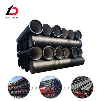 80mm 100mm Professional ISO2531 En 545 En 598 Tyton K9 K8 K7 Push-in Joint Centrifugal Casting Ductile Iron Pipes