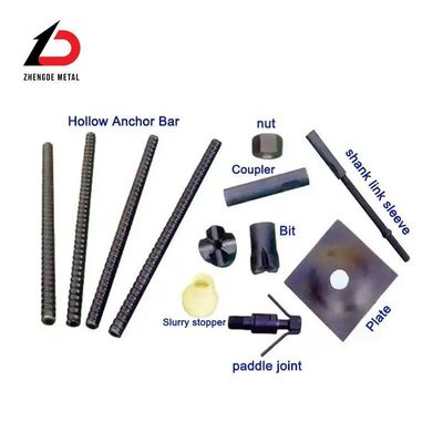 Chinese Manufacturer Wide Application Complete Specification Drilling Hollow Grouting Rock Bolt/Anchor Rod Hollow Anchor Direct Selling