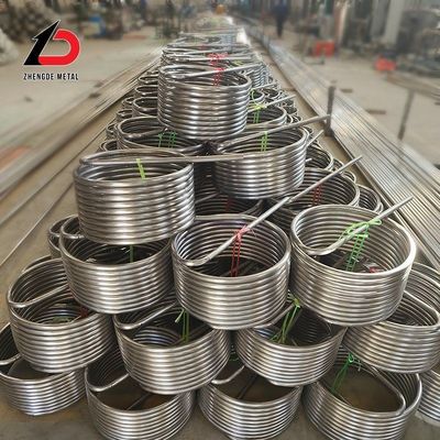 High Quantity Heat Exchanger Pipe Stainless Steel Water Distiller Heating Tube Stainless Steel Heat Exchanger Coil Tube for Customized