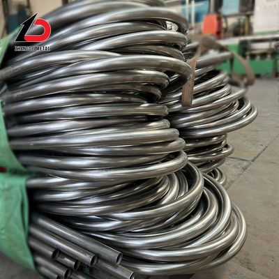 Round Mirror Polished Pickling U Bend Heat Exchange Tube JIS SS321 310S 309S 2205 2507