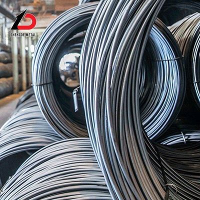 Hot Rolled SAE 1006 1008 1010 Q195 Q235 1045 Alloy Mild Ms 5.5mm 6.5mm Iron Wire Rod