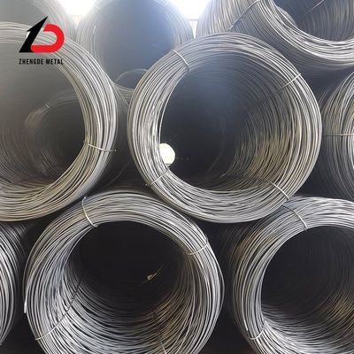 Hot Rolled SAE 1006 1008 1010 Q195 Q235 1045 Alloy Mild Ms 5.5mm 6.5mm Iron Wire Rod