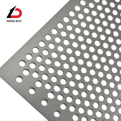 Food Processing Metal Perforated Mesh 2mm X 10mm X 1mm Custom Aperture Pitch