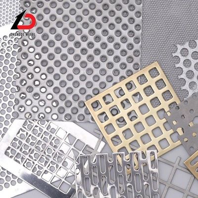 Food Processing Metal Perforated Mesh 2mm X 10mm X 1mm Custom Aperture Pitch
