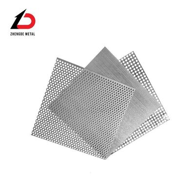 Food Processing Metal Perforated Mesh 2mm X 10mm X 1mm Custom Aperture Pitch