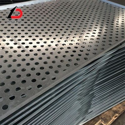 Food Processing Metal Perforated Mesh 2mm X 10mm X 1mm Custom Aperture Pitch