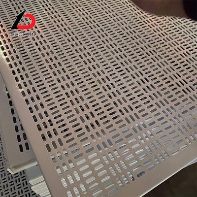 Small Round Hole Perforated Metal Mesh Decoration Aluminum Wire Mesh For Building Balcony