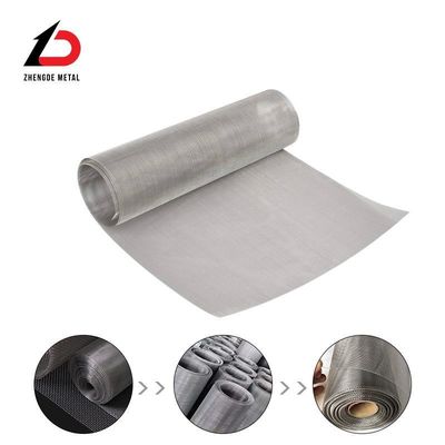 SS304 316 stainless steel wire mesh cloth Galvanized Square Woven Filter Plain Twill Dutch Knitted Sintered Mesh