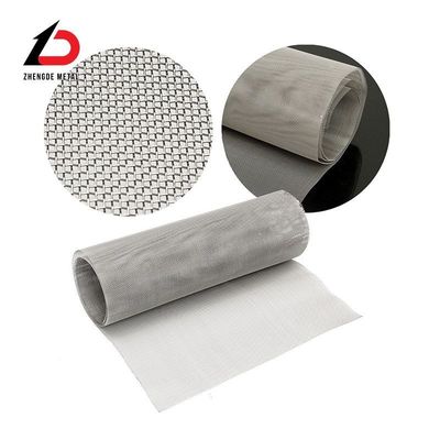 SS304 316 stainless steel wire mesh cloth Galvanized Square Woven Filter Plain Twill Dutch Knitted Sintered Mesh
