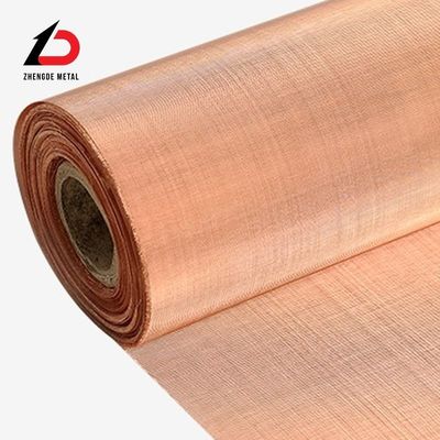 Weaving Methods Dutch Plain Twill Weaving Way Copper Brass Metal Woven Mesh For Decorative Material