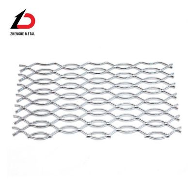 Exquisite Width 7*12 Mm Expanded / Stretched Metal Mesh For Dust Filter