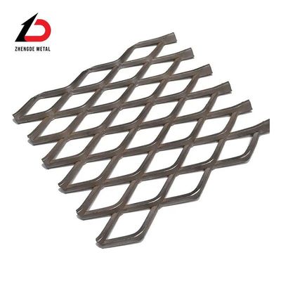 Stainless Steel Mesh 316 Diamond Shape Wall Sheet Panel Powder Coated Expanded Metal Mesh