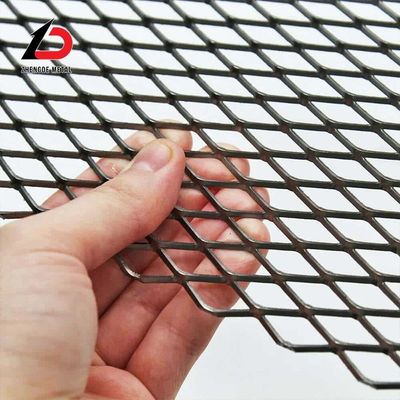 High Strength Expanded Metal Wire Mesh Diamond Stretch Perforated Metal Mesh