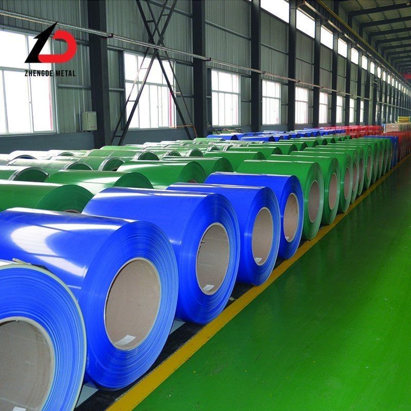Stock Enough Supply ASTM/AISI/SGCC/CGCC 0.1mm-3.0mm Z120-275 PPGI/PPGL Steel Coil from with Custom Cycle 7-15 Days