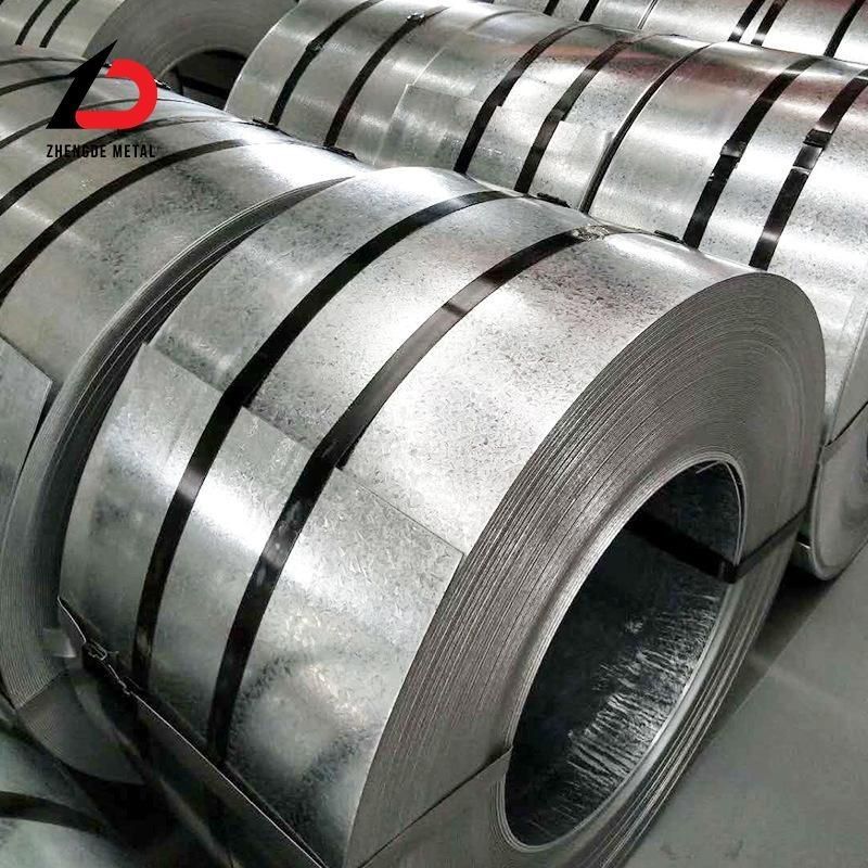 914m Dx51 Z90 Z100 Z125 ASTM GB A653 A653m Galvanized Iron Strip Z100g Zinc Coated