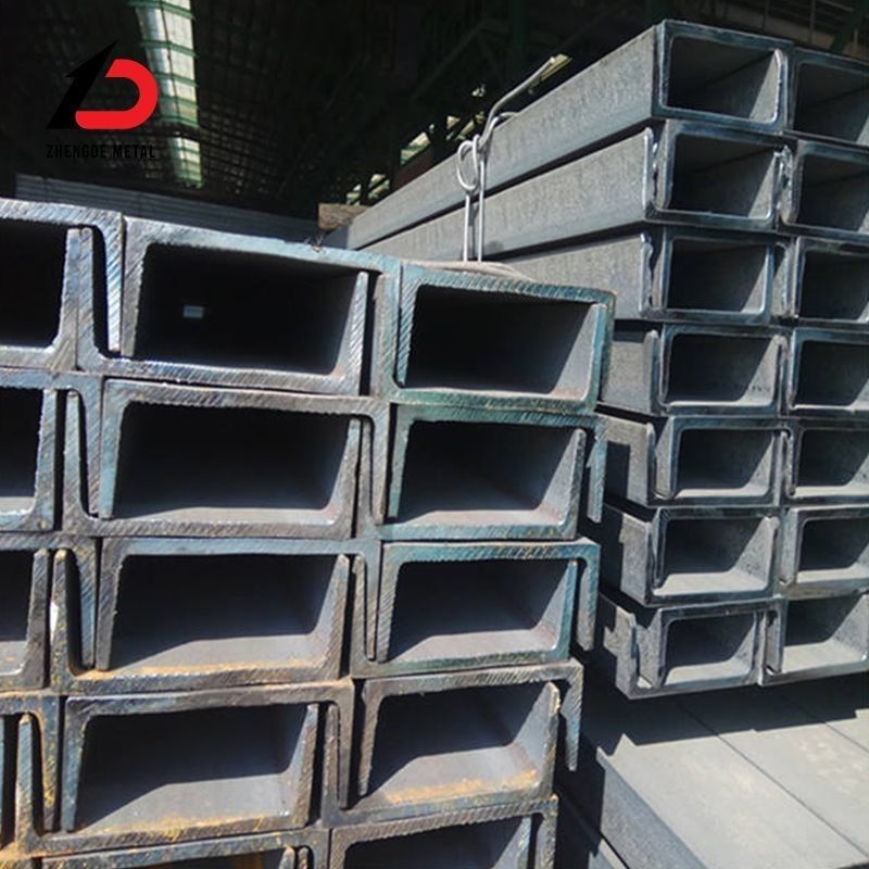 U C Channel 50-400mm Ms S235jr A36 U Channel C Channel Steel Galvanized /Black U Channel Steel Bar for Construction Structure