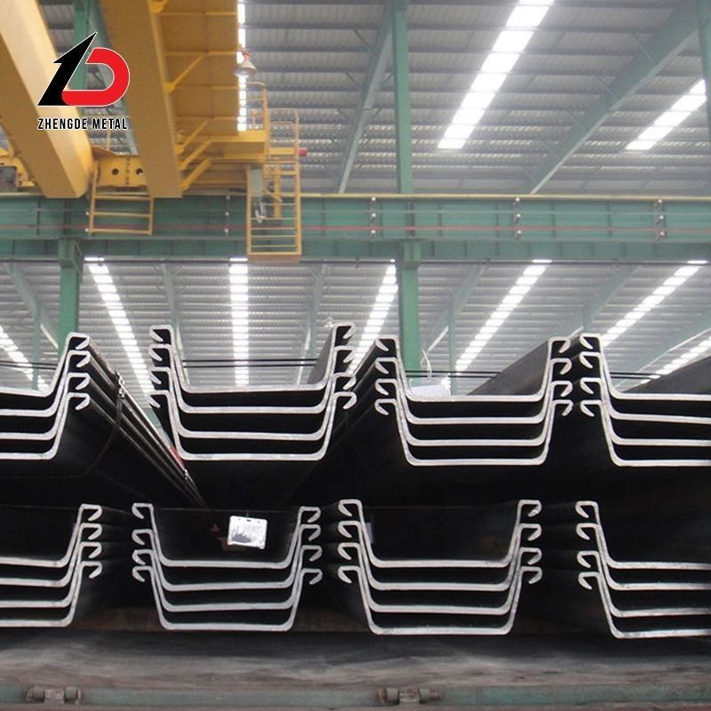 Standard Z Piles U Hot Rolled Steel Sheet Piles Type 3 Type 2 6m 9m 12m
