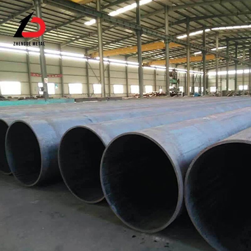 Q195 Q215 Q345 Longitudinal Welded Pipe / Spiral Welded Pipe DN80 DN100 DN200 Large Diameter Welded Steel Pipe Factory Price