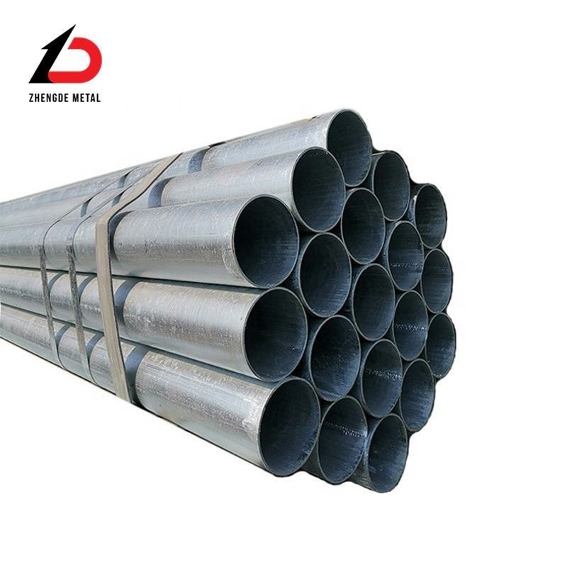 Gi Pipe Steel Pre Galvanized Tube Steel Pipe Galvanised Tube Sch40 Seamless Pipe Hot DIP Galvanized Round Steel Pipe for Construction