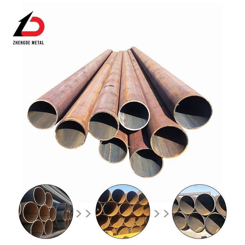 Hot Rolled Carbon Steel Seamless Pipes / Tube A106 A53 Ss400 S235jr Q345 Q195 Sch80 Sch40 Sch 60