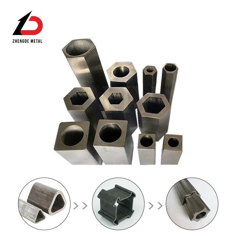 1020 Q355 Q195 Q235 Carbon Steel Hexagon Pentagon Triangle Seamless Welded/Hot Rolled/Polished Special Shaped Steel Pipe