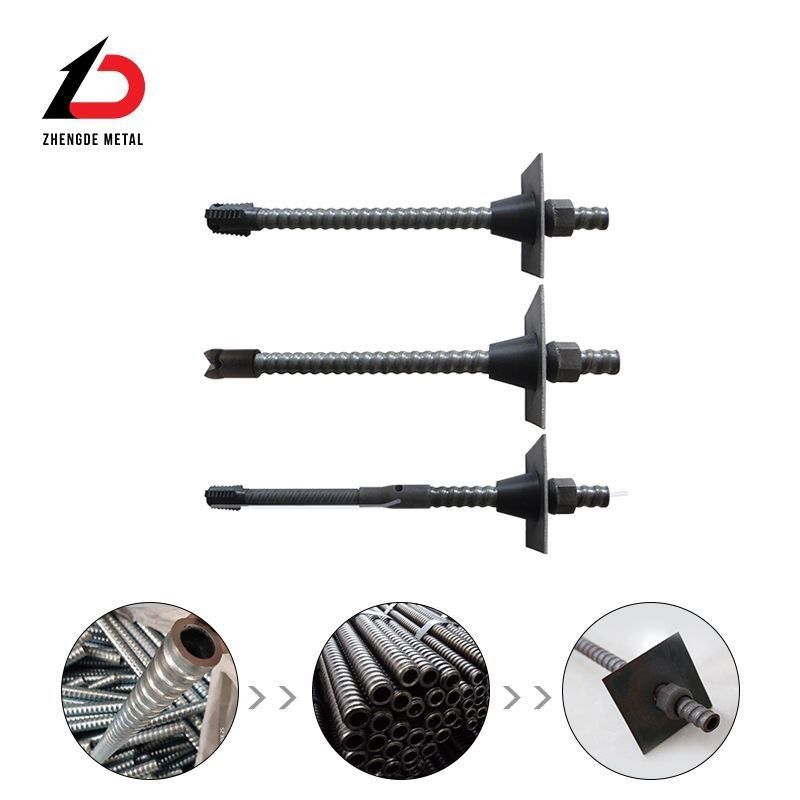 Chinese Manufacturer Wide Application Complete Specification Drilling Hollow Grouting Rock Bolt/Anchor Rod Hollow Anchor Direct Selling