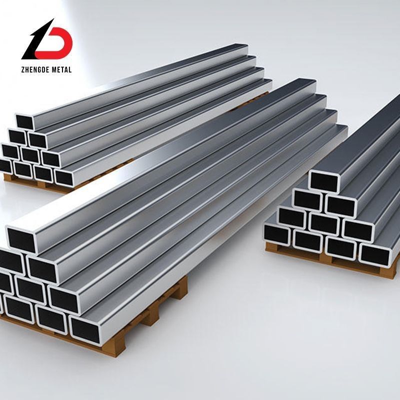 High Quality Decorative AISI 201 304 316 430 Rectangular Square Ss Hairline Hollow Section Stainless Steel Square Pipe/Tube