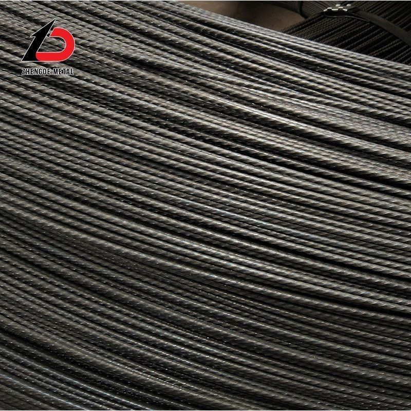 Prestressed Concrete Strand Wire 3.8mm 4mm 4.8mm 5.0mm 6mm 7mm Spiral Ribbed High Carbon Tension PC Steel Wire
