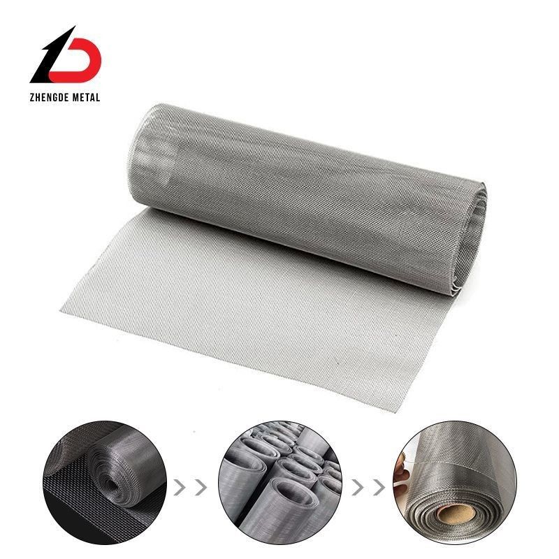 2X2 Wire Mesh 80 Mesh Copper Woven Wire Netting Stainless Steel Plate Material Type 300 Micron Copper Woven Wire Mesh Stainless Steel Wire Mesh