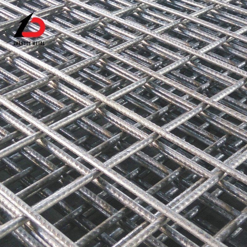 Hot Sale Chinese Factory Low-Carbon Iron Wire Stainless Steel Customized Size and Surface 10mm 12mm Welded Rebar Steel Mesh for Building