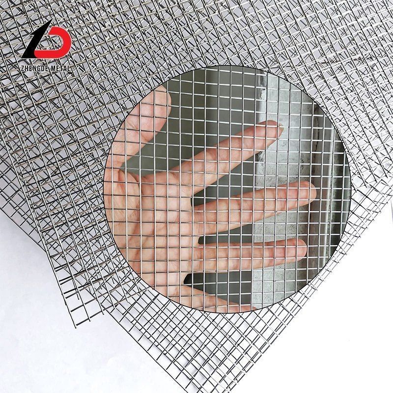 1/2 X 1 1 X 1 Hot Dip Welded Galvanized Iron Wire Mesh 16 Gauge Electro Square Hole