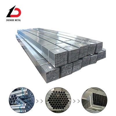 ASTM DN60 80 Sch.20 40 Γαλβανισμένος Στρογγυλός σωλήνας τετραγωνικός ορθογώνιος γαλβανισμένος τετραγωνικός σωλήνας λεπτός τοίχος παχύ τοίχος μεγάλος διάμετρος γαλβανισμένος συγκολλημένος χάλυβας σωλήνας Spot Stock