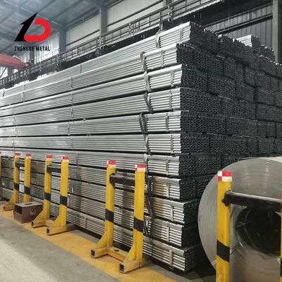 Υψηλής ποιότητας Ss330 Ss400 S235jr Q195 Q235 Q345 Δάχος 0,6-25mm Προσαρμοσμένο μέγεθος και επιφάνεια τετράγωνο/ορθογώνιο γαλβανισμένο χάλυβα σωλήνα με κατασκευαστές τιμή