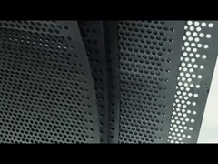 Επεξεργασμένο μεταλλικό διατρυπτικό πλέγμα από ανοξείδωτο χάλυβα αλουμίνιο χαλκό χρώματα χαλκού